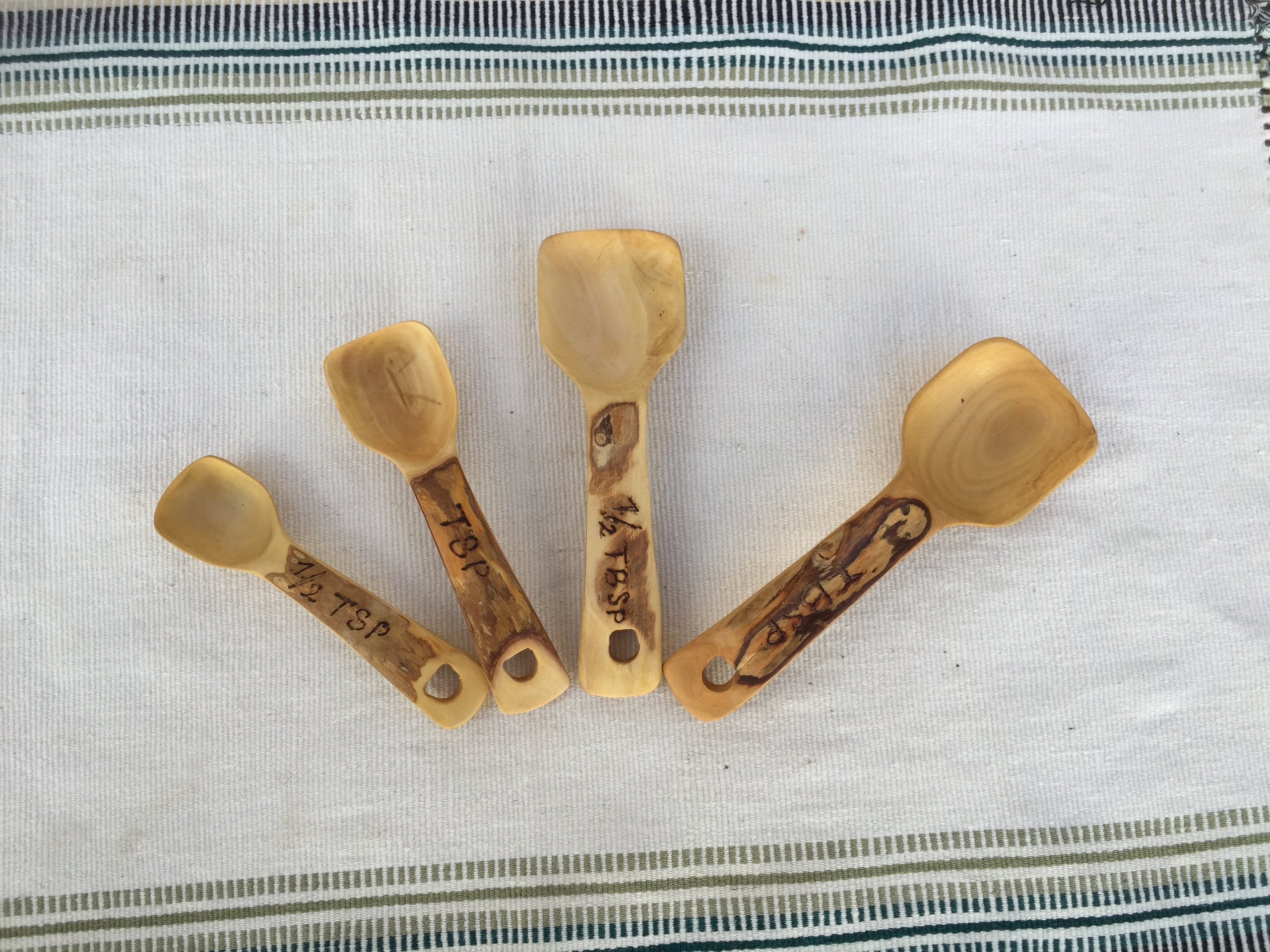 Measuring Spoon Set - Fair Trade Guatemalan Wood Items